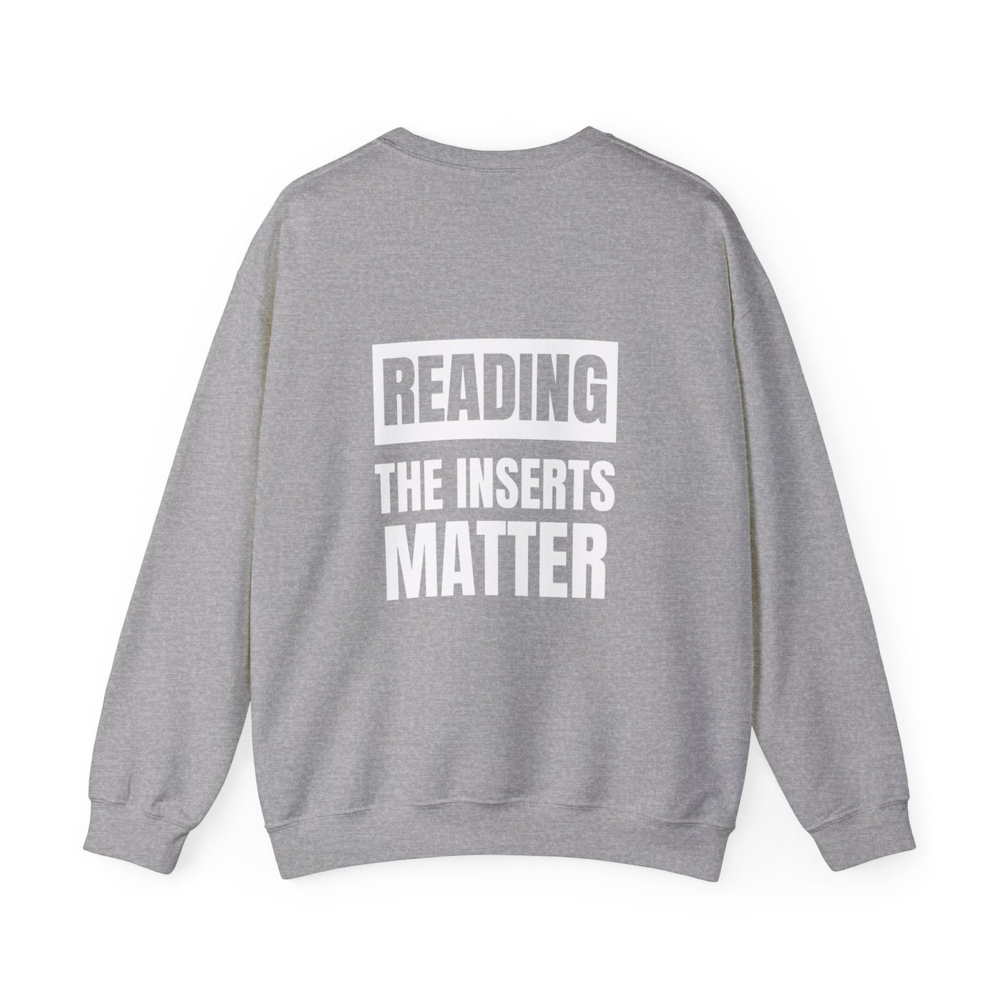 Reading The Inserts Matter Crewneck Sweater